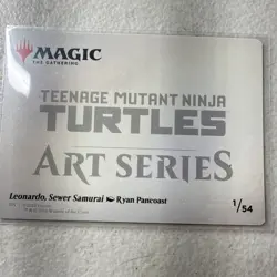 Magic the Gathering TMNT Art Series 1/54 Leonardo Sewer Samurai Ryan Pancoast - Image 2