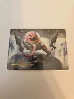 Krang, Master Mind Gold Stamped Art Card MTG 04/54 Nm/M - Image 1
