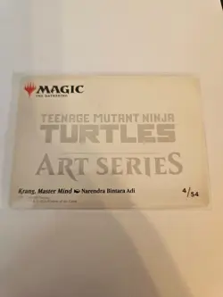 Krang, Master Mind Gold Stamped Art Card MTG 04/54 Nm/M - Image 2