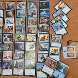 Custom Commander MTG Deck Magic =Power Brackett Level 1 Budget WIZARDS BLUE 0/2 - Image 2