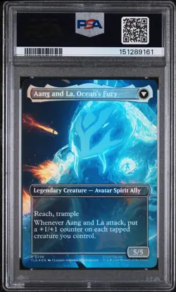 2025 MTG Avatar: The Last Airbender Aang #0298 Book 1 Scene Foil PSA 10 - Image 2