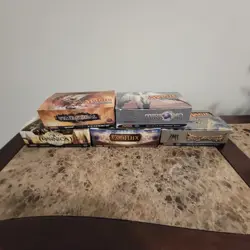 Empty Vintage MTG Booster Boxes - Mirrodin, Onslaught, Conflux, Time Spital,etc - Image 1
