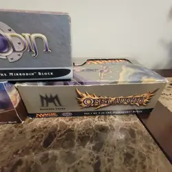 Empty Vintage MTG Booster Boxes - Mirrodin, Onslaught, Conflux, Time Spital,etc - Image 2