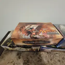 Empty Vintage MTG Booster Boxes - Mirrodin, Onslaught, Conflux, Time Spital,etc - Image 5