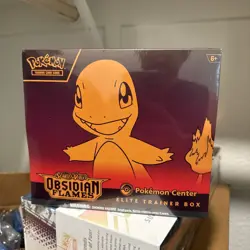 Sealed - Obsidian Flames Pokemon Center Scarlet Violet Elite Trainer Box ETB - Image 1