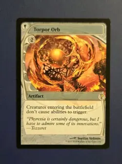 Torpor Orb - LP - MTG Mystery Booster 2 Future Sight Frame - Image 1