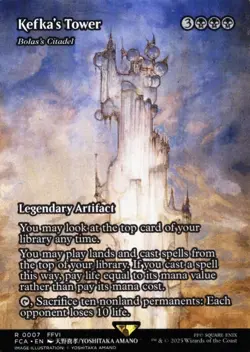 Kefka's Tower | Final Fantasy: Through The Ages FCA | R 0007 Borderless | NM MtG - Image 1