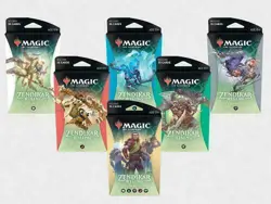 MTG Magic Zendikar Rising Theme Booster Bundle Set Of All 6 Packs! - Image 1