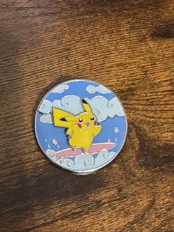Pokemon TCG Celebrations 25th Anniversary Flying & Surfing Pikachu Enamel Pin - Image 1