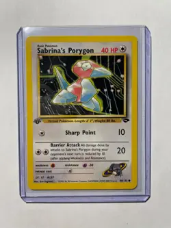 SABRINA’S PORYGON - 1st Edition Gym Challenge - 98/132 - Common - Pokemon - NM - Image 3