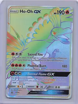 Ho-Oh GX - SM80 Holo Promo Sun & Moon Promo Pokemon Moderately Played - Image 1