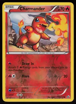 Reverse Holo Charmander 17/113 Legendary Treasures match Art Pokemon TCG Card - Image 1