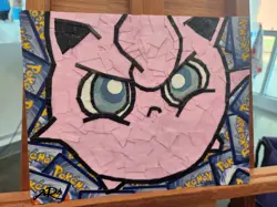 Jiggly Puff Pokemon Trading Card Collage Artwork (8x10) - Image 3