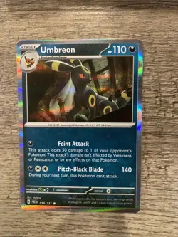 Umbreon Prismatic Evolutions Regular Holo Pokemon TCG 059/131 Scarlet & Violet - Image 1