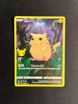 Pokemon TCG- Pikachu Holo Rare Celebrations 005/025 NM - Image 1
