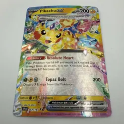 Pokemon TCG Pikachu ex 057/191 Surging Sparks Double Rare Holo NM - Image 1
