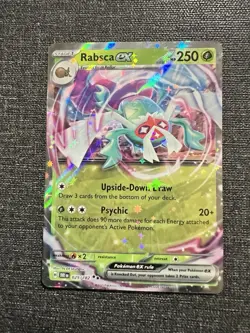 Pokemon 2025 Destined Rivals Rabsca EX #025/182 Double Rare NM - Image 1