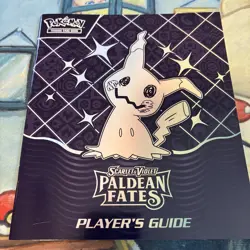 Official Pokemon TCG - Paldean Fates ETB Player's Guide Book - UNMARKED - Image 1