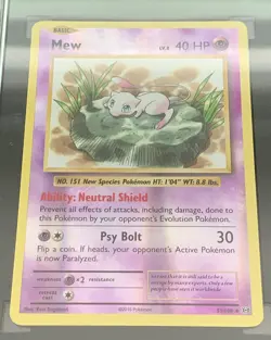 2016 Pokemon Evolutions Reverse Holo Mew graded SGC 9.5 MINT MT+ Holofoil 53/108 - Image 3