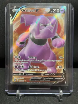Granbull V 159/172 Full Art Ultra Rare Holo 2022 Pokemon Brilliant Stars NM - Image 1