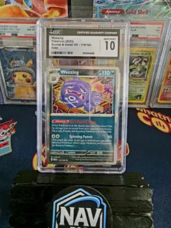 2023 Pokemon Game Weezing Scarlet & Violet 151 - 110/165 Holo CGC 10 - Image 1