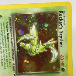 Rocket's Scyther 2000 Pokemon Gym Heroes Unlimited Rare Holo 13/132 MP Vintage - Image 3