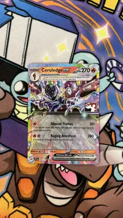 Pokemon TCG - Ceruledge ex 036/191 Play Stamped Prize Pack Series 7 Holo - Image 1