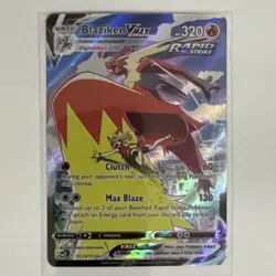 Pokemon TCG Blaziken VMAX Silver Tempest Trainer Gallery TG15/TG30 NM - Image 2