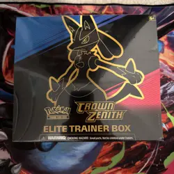 Pokemon TCG Crown Zenith Elite Trainer Box ETB New Factory Sealed 820650851476 - Image 1