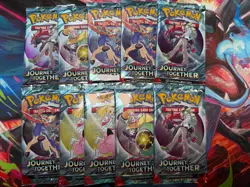 10x Lot Pokemon TCG Journey Together Loose Booster Packs New & Factory Sealed - Image 1