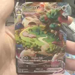Snorlax VMAX 142/202 Ultra Rare Pokemon Sword & Shield Base Set single - Image 1