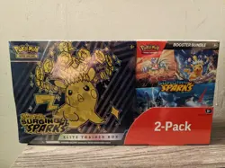 Pokemon Surging Sparks Elite Trainer Box Booster Bundle 2-Pack *Ships Free* - Image 1
