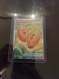 Pokemon TCG: Mega Evolution - Buddy-Buddy Poffin (167/132) Full Art Holo Rare - Image 1