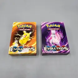 Pokemon Evolutions Mewtwo Mayhem Pikachu Power Empty Deck Box Lot / No Cards - Image 1