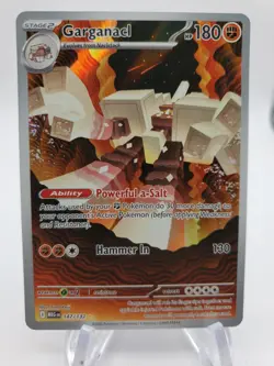 Pokemon TCG Garganacl IR 147/132 Mega Evolution English NM Condition (2 - Image 1