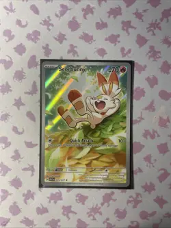 Scorbunny 225/217 Ascended Heroes Pokemon TCG Illustration Rare Holo - Image 1