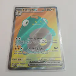 Bellibolt ex 237/193 Full Art Ultra Rare Sv02: Paldea Evolved Pokemon TCG - Image 1