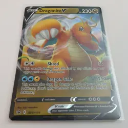 Dragonite V SWSH154 Sword & Shield Black Star Promo Full Art Holo Pokemon TCG - Image 1