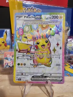 Pokemon TCG Pikachu ex 219/191 Sv08: Surging Sparks Holo - Image 1
