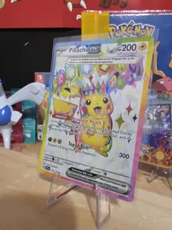 Pokemon TCG Pikachu ex 219/191 Sv08: Surging Sparks Holo - Image 3