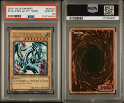 YU-GI-OH! RP01-EN001 RETRO PACK BLUE-EYES WHITE DRAGON PSA 10 - Image 3