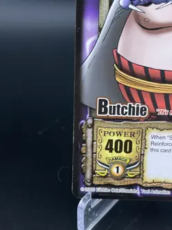 One Piece Quest Begins 2005 CCG Butchie Mighty Meowban Brother Non-Holo CH033 LP - Image 4