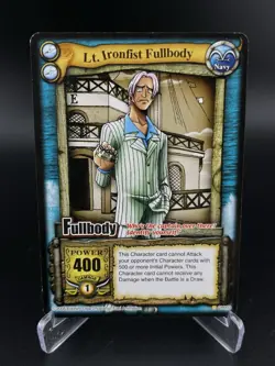 One Piece The Quest Begins 2005 CCG Lt. Ironfist Fullbody Non-Holo CH033 LP - Image 1