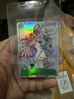 Bandai One Piece Card Game Film Uta Holo Character Card EB03-061 Japanese - Image 2