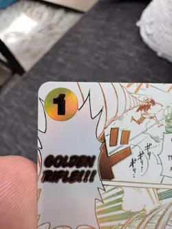 One Piece CCG OP15-116 Gum-Gum Golden Rifle Manga Alt Art NM - Image 3