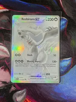Reshiram EX 173/086 English White Flare Pokemon TCG NM+ - Image 1