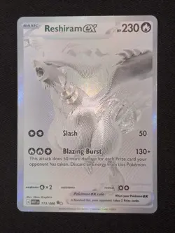 Pokemon TCG Reshiram EX 173/086 English White Flare BWR Mint - Image 1