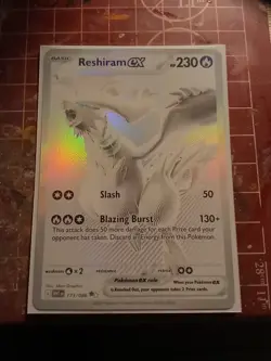 Reshiram EX 173/086 English White Flare - NM Condition Pokemon TCG (Pack Fresh) - Image 1