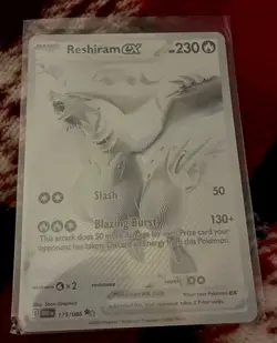 Pokemon TCG Reshiram EX English White Flare Card 173/086 BWR Pack Fresh - Image 2