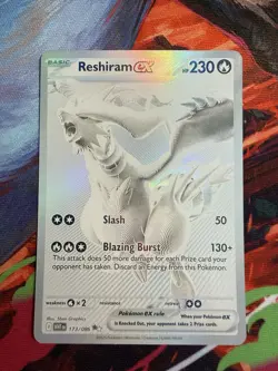 Reshiram EX 173/086 English White Flare - NM Condition Pokemon TCG (Pack Fresh) - Image 1